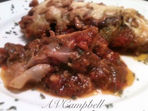 pesto polenta lasagna III