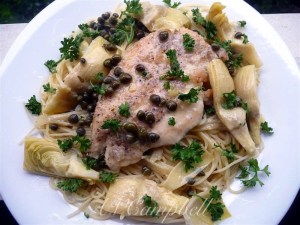 chicken and artichokes