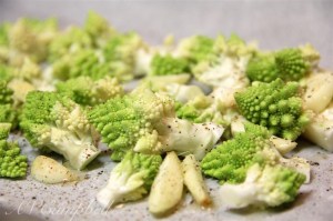 Ready for roasting with a lil' olive oil, salt, pepper and garlic!