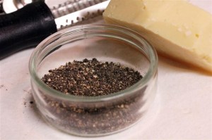 Freshly ground pepper.